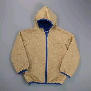 KITE not‎ Kyte Quilted Stars Yellow Blue Coat Size 8years Unisex